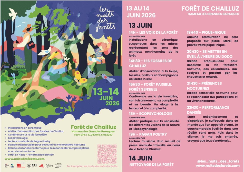 Affiche Nuits des Forêts 2026